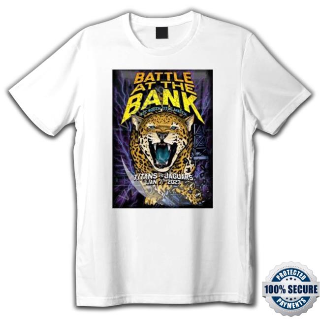 Battle At The Bank Afc South Title Match Titans Vs Jaguars T-Shirt
