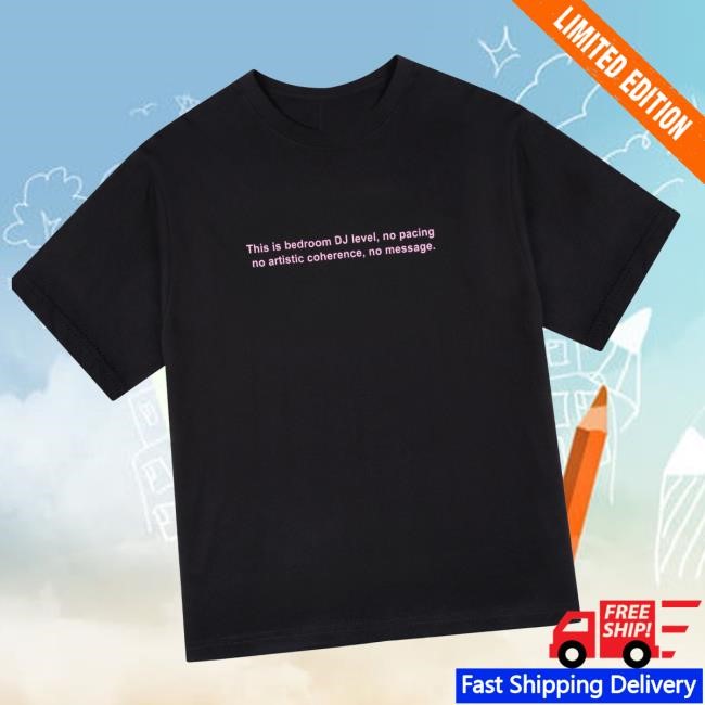 Official Boiler Room Merch Bedroom Level Dj T-Shirt Black Shirts
