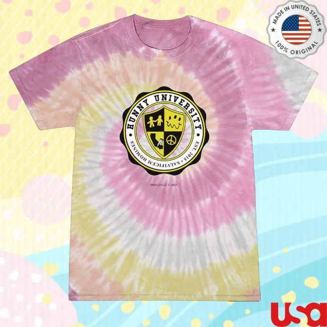 Down Right Merch Hunny University Tie Dye T-Shirt