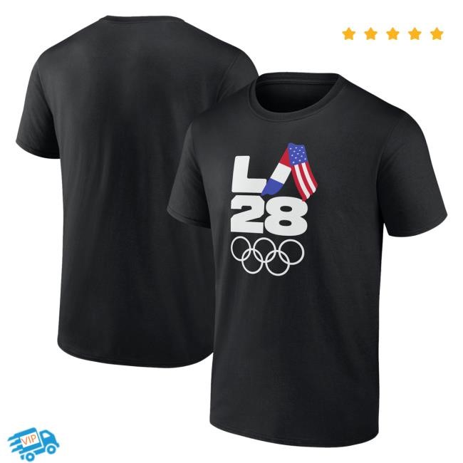 Trending Team Usa Shop Merch Men's Black Team Usa La 2028 Summer Paralympics Handover Hoodie Sweatshirt