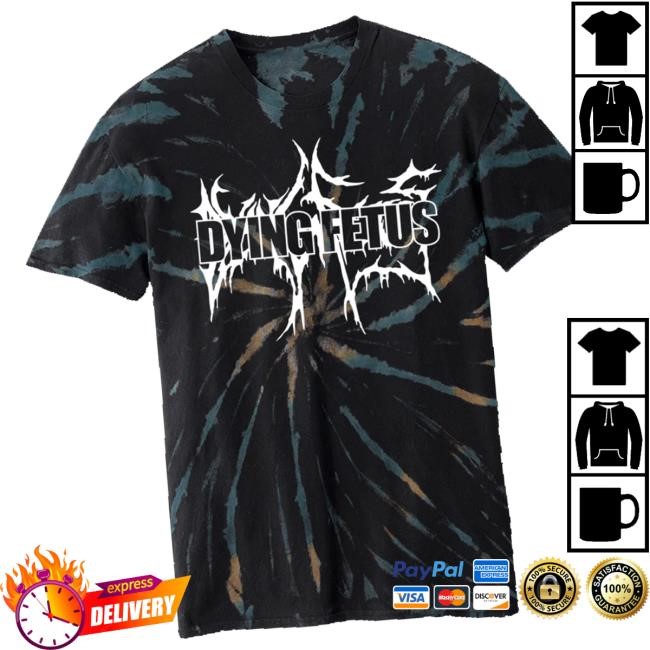 Dying Fetus Official Merch Dying Fetus Dual Logo Galaxy Tie Dye T-Shirt