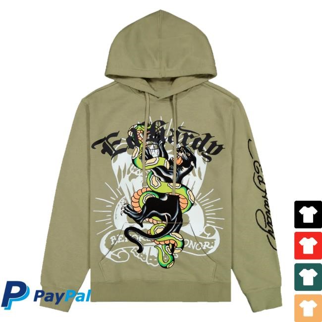 Ed Hardy The Official Merch Panther Snake Mens T-Shirt