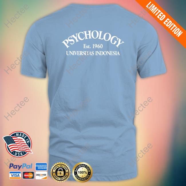 Official Psychology Est.1960 Universitas Indonesia Shirt