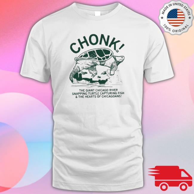 Official Raygun Chonk The Giant Chicago River Snapping Turtle Capturing Fish Hoodie
