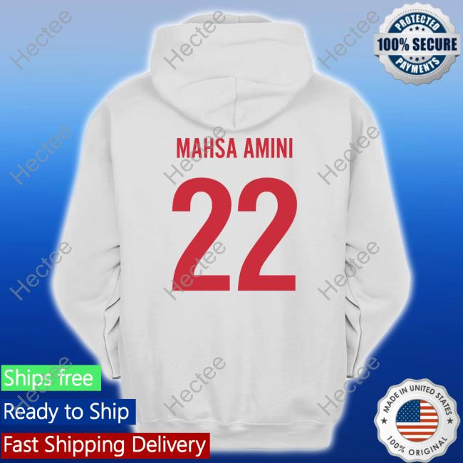 Iranian Spectator Showing Mahsa Amini 22 New Shirt Iran And Wales Match