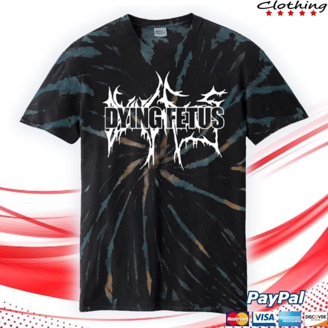 Allin Merch Dying Fetus Dual Logo Galaxy Tie Dye Sweatshirt