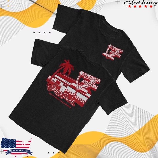Slick Shoes Band Store Merch Slick Shoes Chain-N-Out Shirt Black