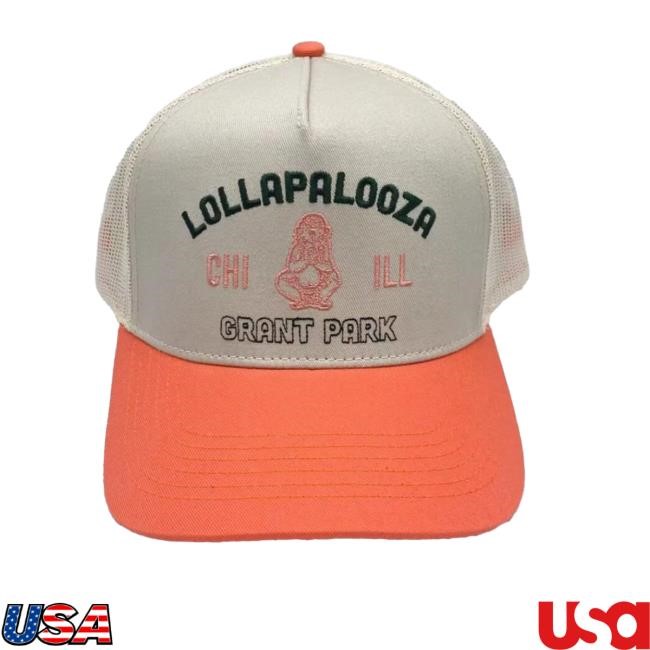Lollapalooza Merch Store Shop Buddha Trucker Hat