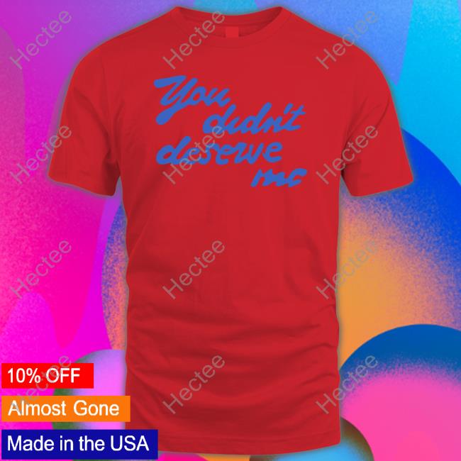 Omar Apollo You Didn't Deserve Me Hoodie