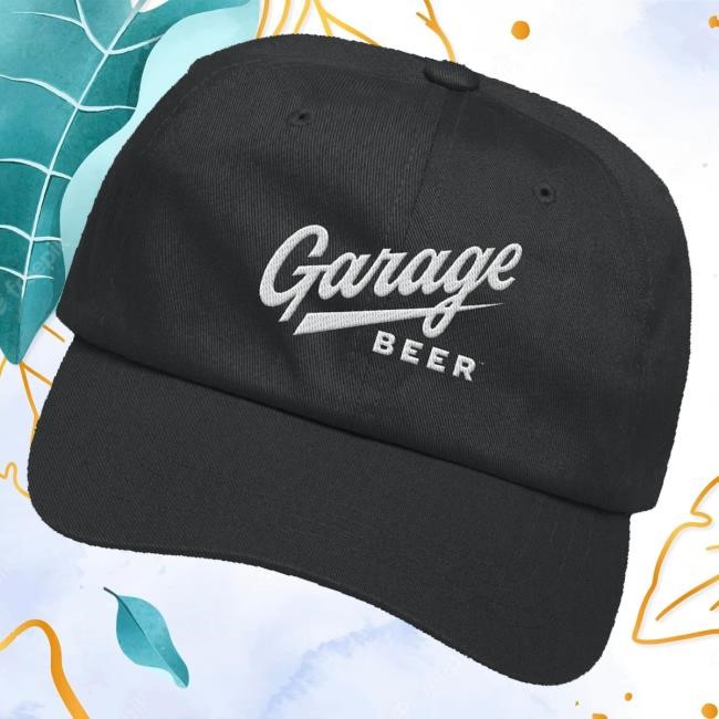 Official Garage Beer Merch Logo Dad Bucket Hat (Black)