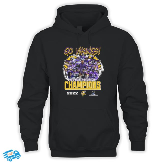 Go Minnesota Vikings Nfc North Division Champions 2022 Tee