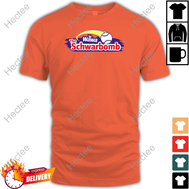 Kyle Schwarber Wawa The Schwarbomb Long Sleeve T Shirt Official Wawa The Schwarbomb Tee Kyle Schwarber