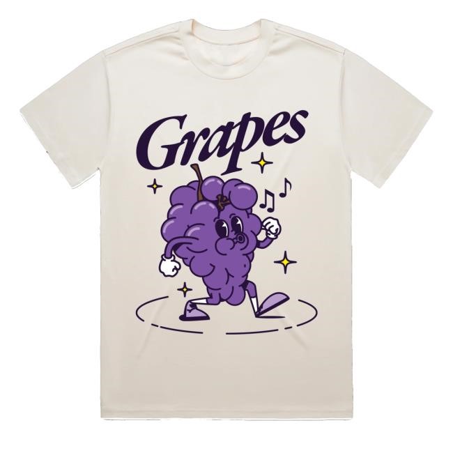 James Marriott Music Merch Shop Store Grapes Natural Long Sleeve Shirt