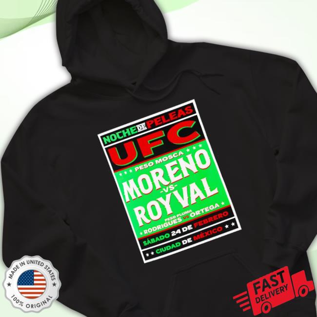 Trending Moreno Vs. Royval 2 Fight Night Mexico City Matchup Classic Shirt
