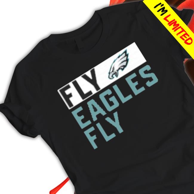 Black Philadelphia Eagles Anthracite Fly Eagles Fly Sweatshirt Black Philadelphia Eagles Anthracite Fly Eagles Fly T-Shirt