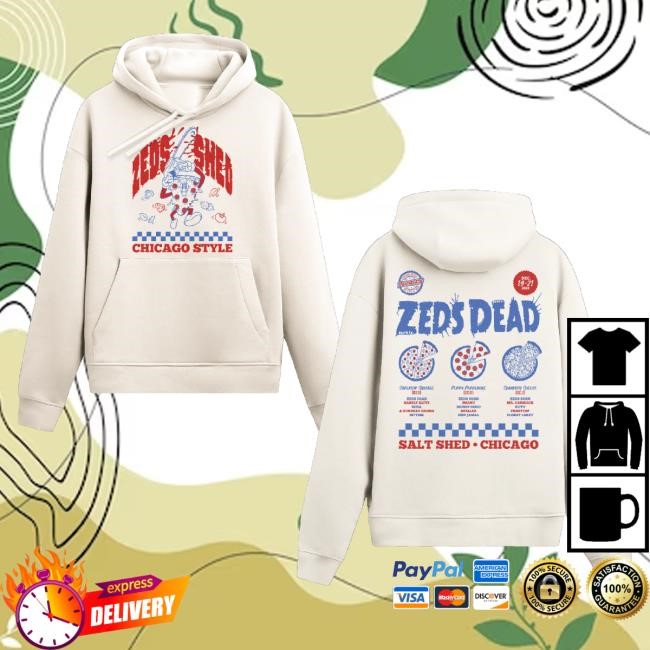 Official Zeds Dead Merch Zeds Dead Chicago Style Midweight Shirts