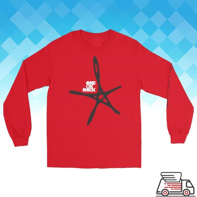 Official One Ok Rock Merch Star Long Sleeve Crewneck Sweatshirt