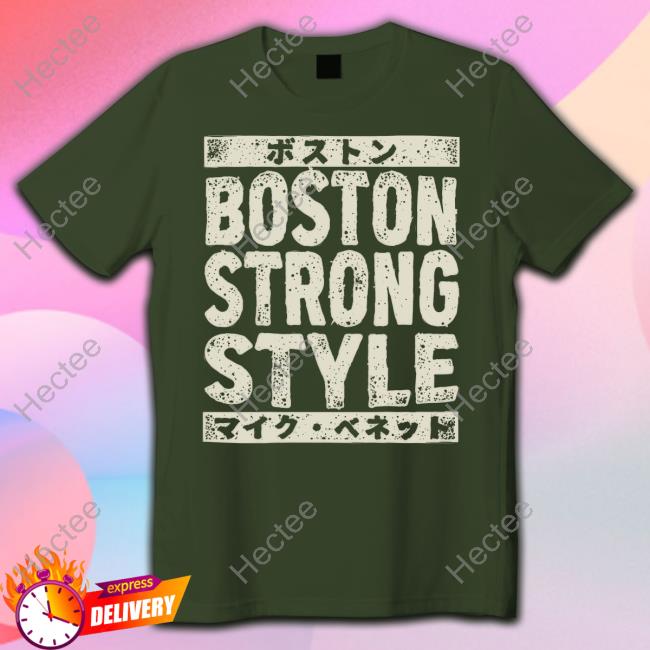 Prowrestlingtees Merch Boston Strong Style Long Sleeve Tee Shirt
