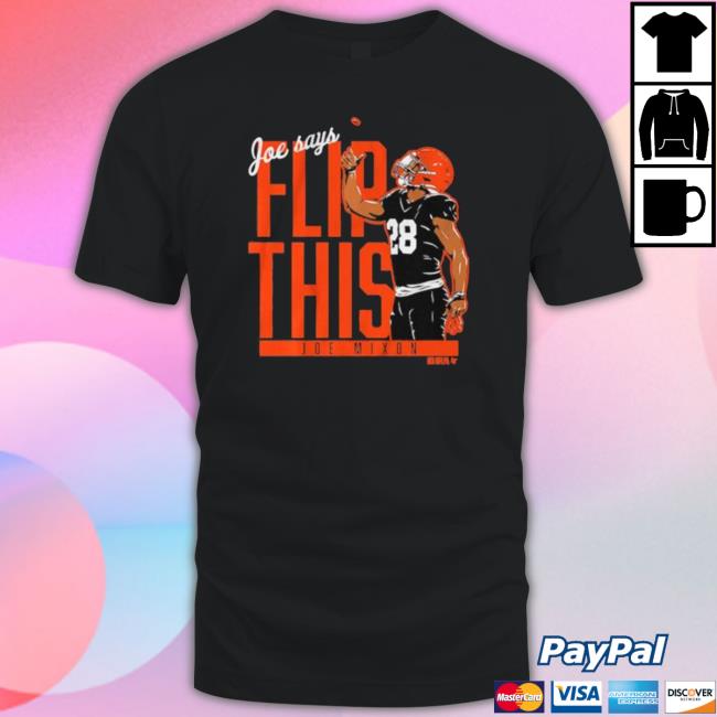 Official Joe Mixon Cincinnati Bengals Flip This t- shirt