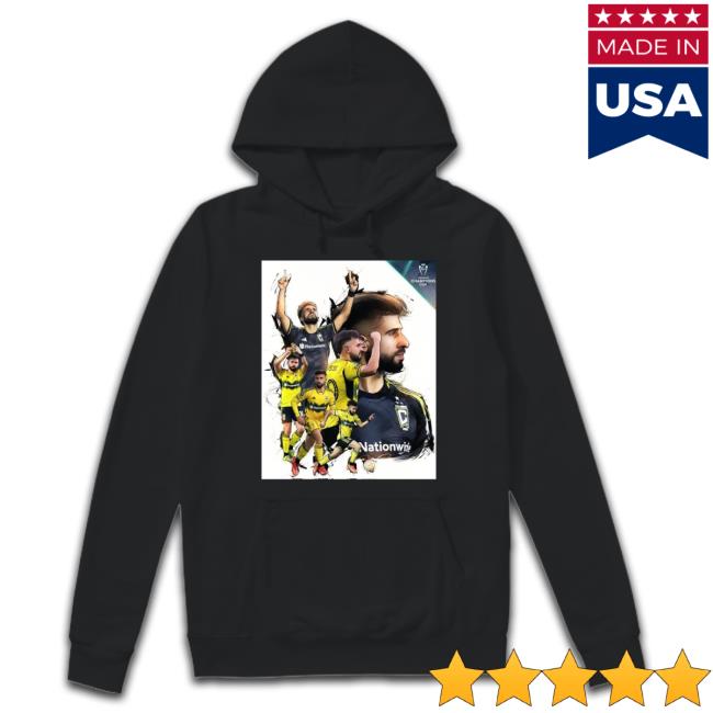 Original Concacaf Champions Cup For Diego Rossi With Columbus Crew Classic Shirt