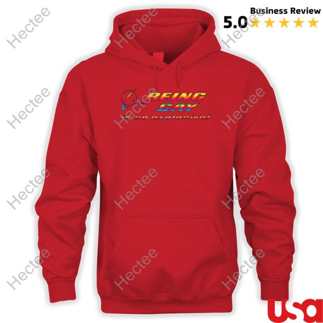 Thegoodshirts Being Gay Is So Explosive Hoodie