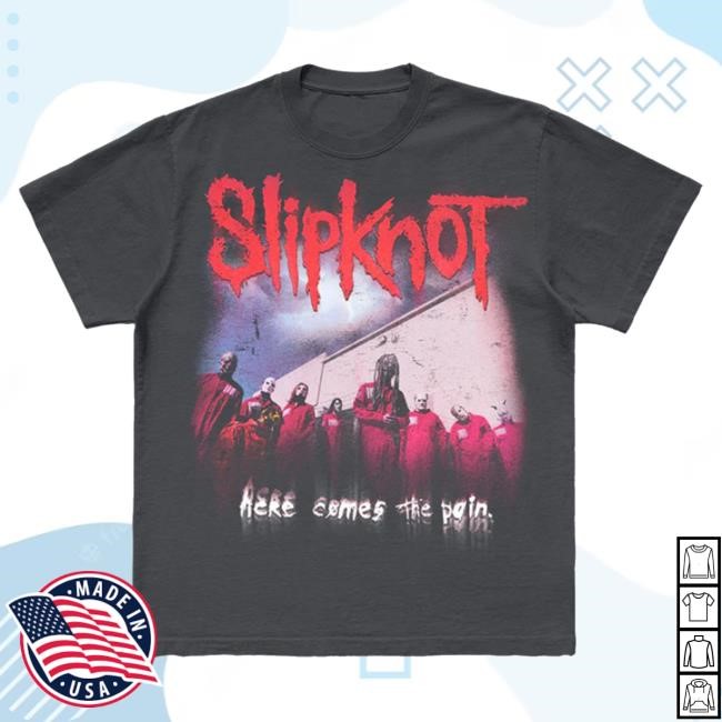 Slipknot Here Comes The Pain Tour 2024 Photo T-Shirt,Hoodie,Sweatshirt Slipknot Merch