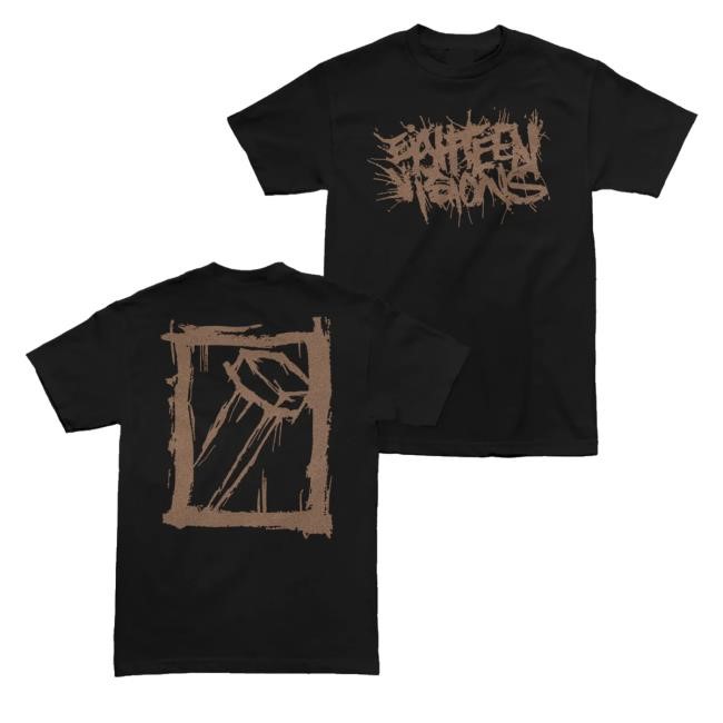 Official Eighteen Visions "Inverted Splatter" Crewneck Sweatshirt Cold Cuts Merch