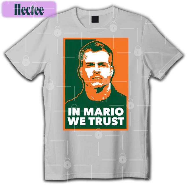 Jackson Carver In Mario We Trust Tee Shirt