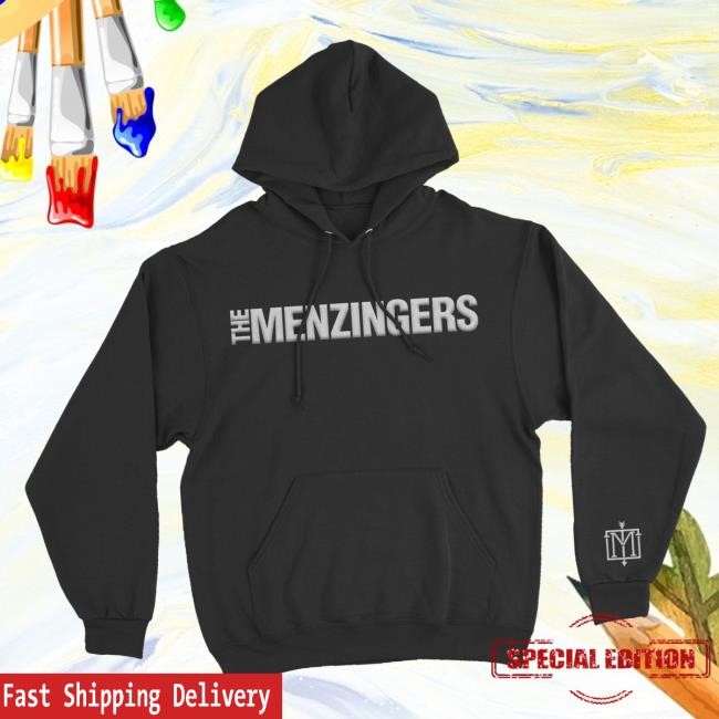 The Menzingers Merch Store Logo Puff Print Pullover Hooded Sweatshirt