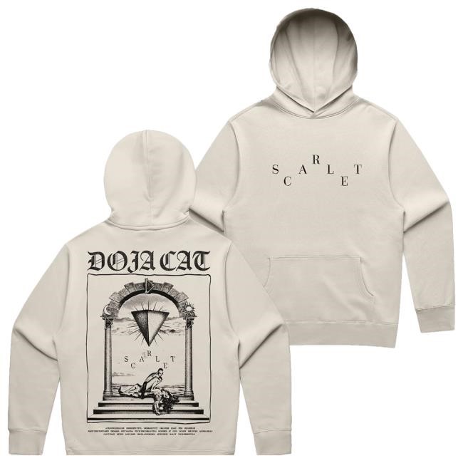Doja Cat Official Merch Scarlet Ii Tracklist Crewneck Sweatshirt