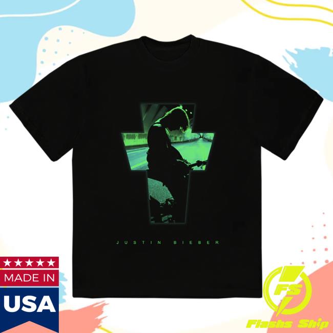 Official Justin Bieber Merch Store Shop Justin Bieber Cross Photo Shirt 2023 JustinBieber Apparel Clothing