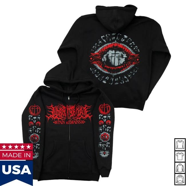Lorna Shore Store Merch Lorna Shore Teeth Zip T-Shirt