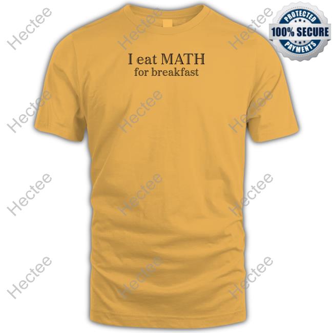 I Eat Math For Breakfast Tank Top