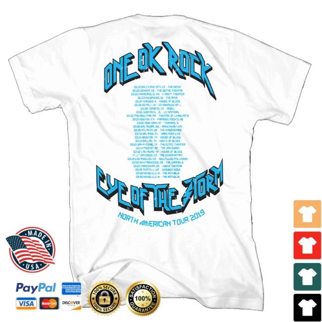 One Ok Rock Merch Ufo Storm Tour T-Shirt (White) t-shirt, hoodie, tank top, sweater and long sleeve t-shirt