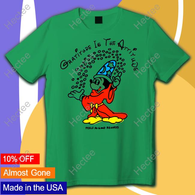 Mickey Gratitude Is The Attitude Hoodied Sweatshirt