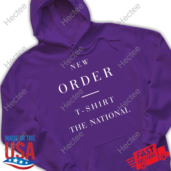 The National Band Store New Order T-Shirt The National Tee Shirt