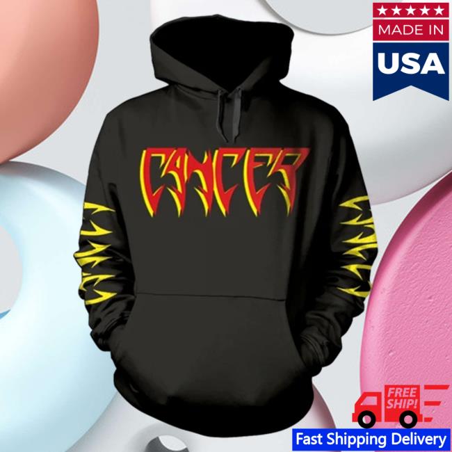Official Night Shift Store Shop Cancer - To The Gory End Hoodies Nightshift Merch
