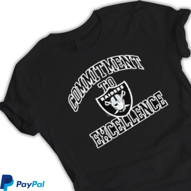 Las Vegas Raiders Commitment To Excellence Hyper Local Tri-Blend Shirt