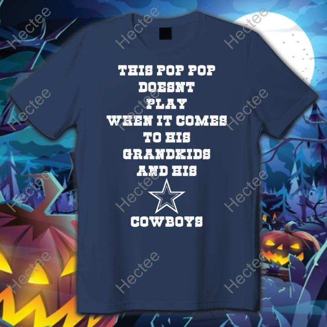 This Pop Pop Doesn't Play When It Comes To His Grandkids And His Cowboys Hoodie