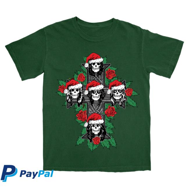 Official Gnr Merch Store Gn'r Holiday Tshirt Gnrmerch