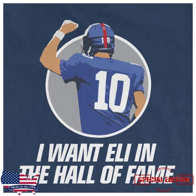 Jomboy Media Merch I Want Eli In The Hof T Shirt