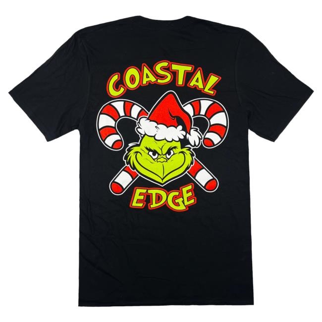 Original Coastal Edge Merch Store Green Monster Hooded Sweatshirt