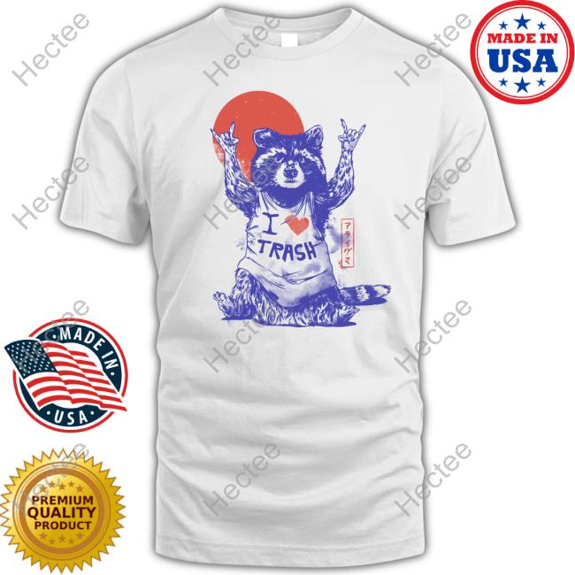 Wickedclothes I Love Trash Tee Shirt