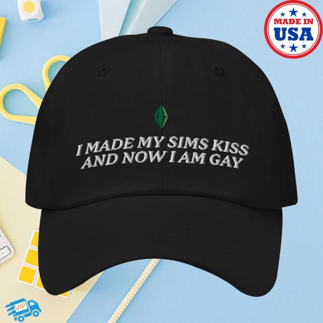 Trending Gotfunnymerch Merch Store I Made My Sims Kiss trucker hat