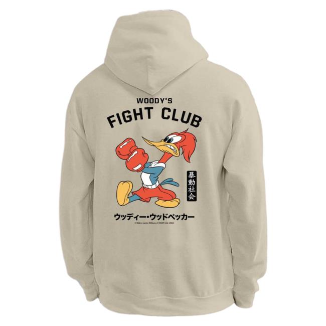 Official Riot Society Merch Store Shop Riot Society Woody Woodpecker's Fight Pullover Sweatshirt RiotSociety Apparel Clothing