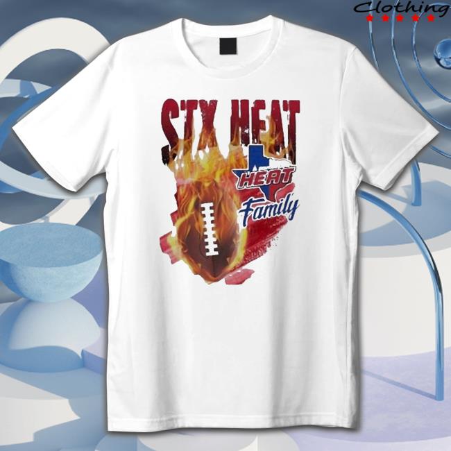 Stx Heat Heart Family shirt