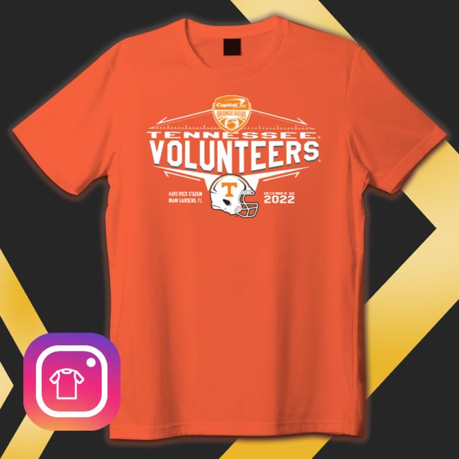 Capital One Orange Bowl Tennessee Volunteers Hard Rock Stadium 2022 Long Sleeve Shirt