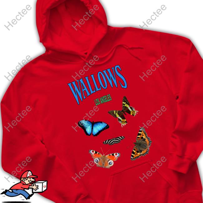 Wallows Music Merch Wallows Butterflies Tee Wallows Music Merch Wallows Butterflies Sweatshirt
