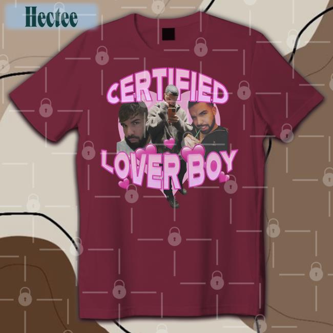 Sadstreet Merch Certified Lover Boy Hoodied Sweatshirt Drake