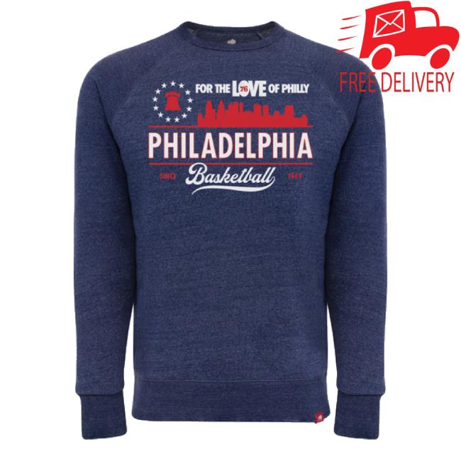 Original Sportiqe Philadelphia 76Ers For The Love Of Philly Harmon Tee Shirt Wfcphilly Shop